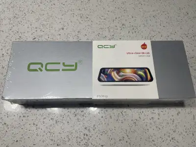 QCY P50Pro Ultra Clear 4k 2k Dash Cam Brand New Sealed, View more