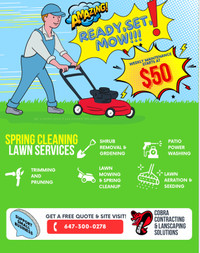 Spring/summer/fal/ Commercial/ Residential lawn care maintenance