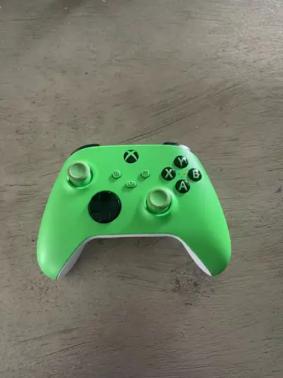 Xbox Green Barely Used Controller, View more