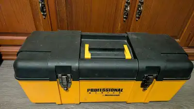 MasterCraft tool box with tools, View more