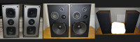 Kenwood 100 Wt/Pioneer 150W/Basic 2-Way Tower Speakers!