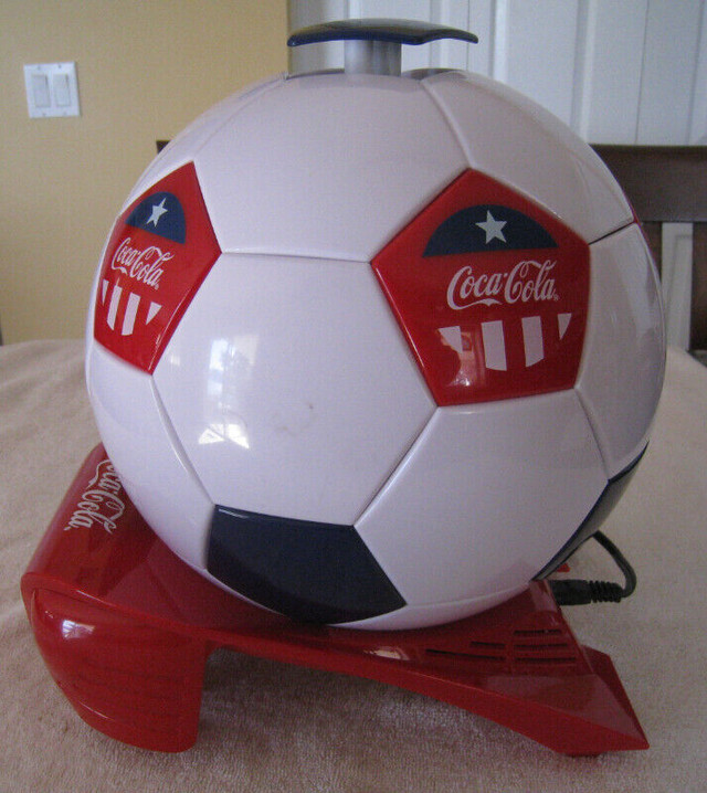 Koolatron Coca-Cola Soccer Ball Cooler in Arts & Collectibles in Kelowna - Image 2