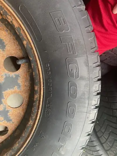 Rims are a bit rusty but tires have a good 2 more seasons in them, maybe more.