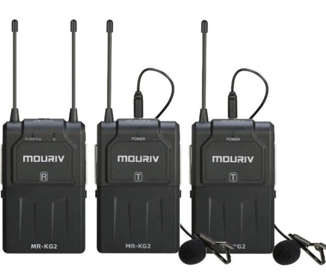 Mouriv Dual-Channel Microphone System - MR-KG2 New In Open Box in General Electronics in Markham / York Region