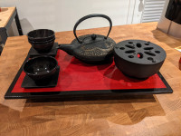 Teavana cast iron Japanese tea set