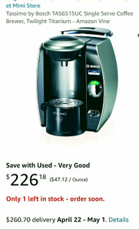 Swap/Trade Coffee Maker Bosch TASSIMO T65 Brand New Condition