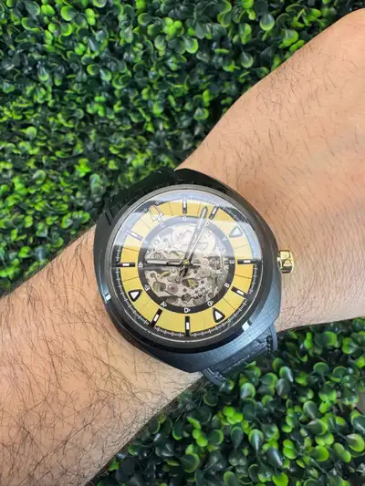 Bulova Special Edition Grammy Awards Automatic Black Skeleton Dial 98A241 Men’s Watch Montre Pour Ho...