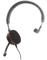 Jabra Evolve 20 MS Wired Headset, Mono Telephone Headset Headpho