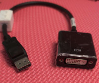 DISPLAY PORT TO DVI-D FEMALE ADAPTER