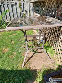 Patio Table + 2 Chairs Bar Height