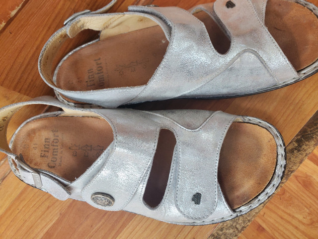 Finn Comfor Silver Sandals size 41 - Women's 10 in Women's - Shoes in Peterborough - Image 3