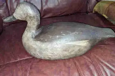 Antique Duck Decoy - circa 1940's, View more