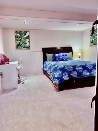 Furnished Basement apartment with separate Entrance and Exit, 1 parking slots available,utilities in...