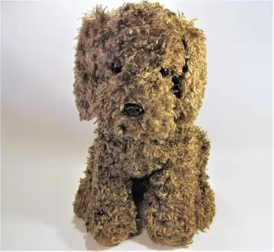 Large 19 inch plush realistic Labradoodle toy, by Kids Of America Corp. In great condition.
