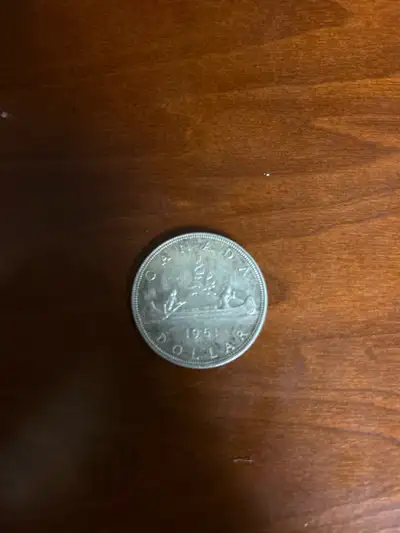 Canadian 1961 Silver dollar, View more