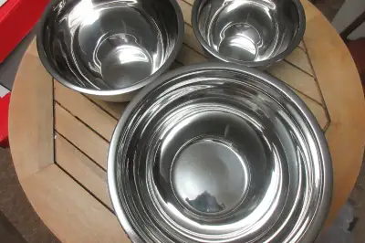 Paderno Stainless Steel Mixing Bowls, View more