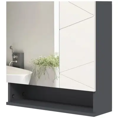 21.7"Wx6.7"Dx 21.7"H, Wall Mounted Bathroom Mirror Cabinet, View more