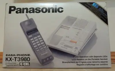 Panasonic KX-T3980 2 Line Cordless Phone Brand New In Box, View more