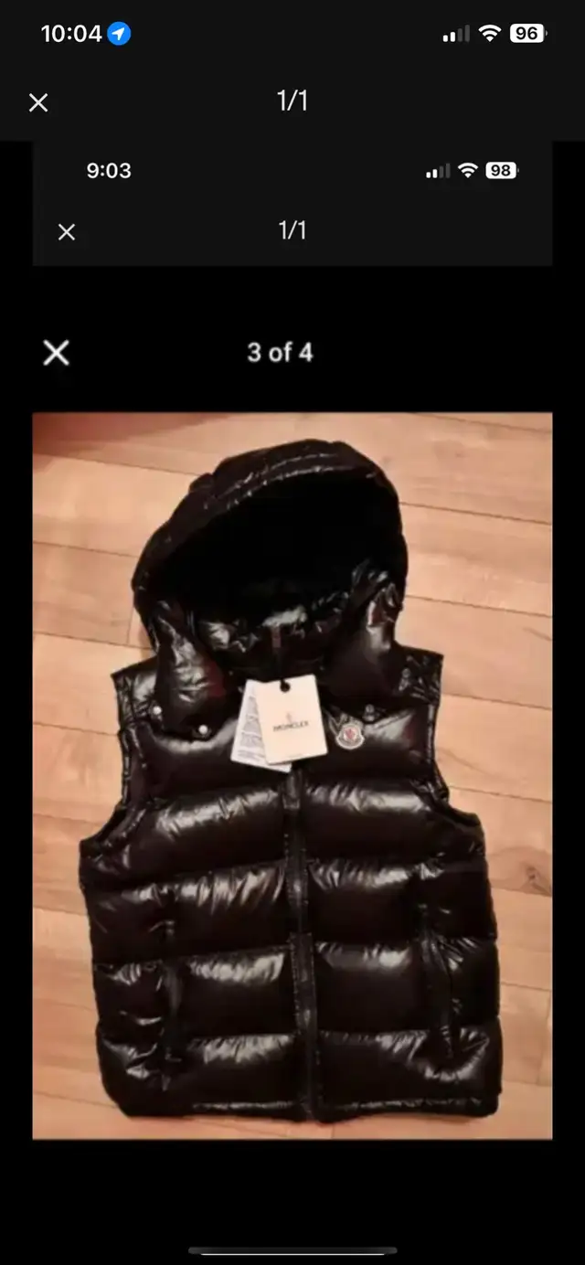 Moncler Vest size sm 