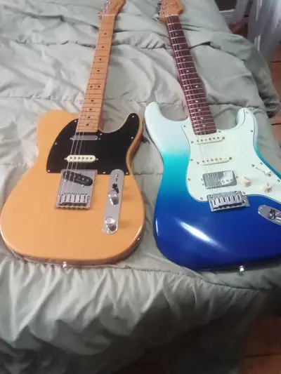 Fender player plus Stratocaster and Telecaster. These were an upgrade to the player series with lock...