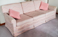 86" Pink mixture Sofa