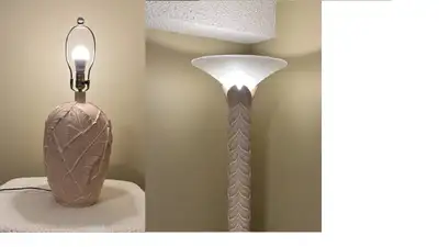 1 Floor and 1 Table Lamp - Matching set, View more