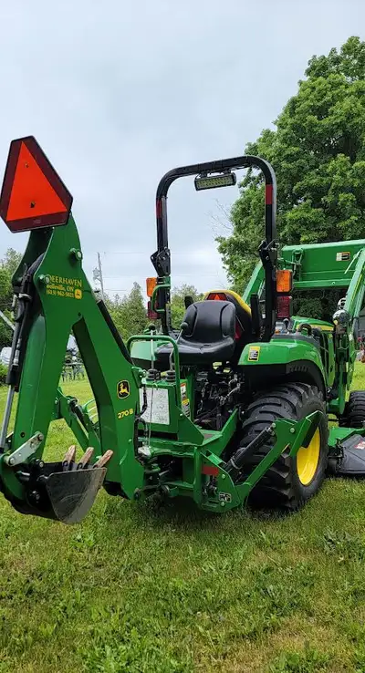 ☆2032R HEAVY DUTY TRACTOR WITH - 60 INCH MOWER DECK ☆BACKHOE ☆FRONT LOADER ☆HEAVY DUTY FRONT SNOW BL...