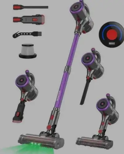 Cordless Stick - 38Kpa Lightweight Stick Vacuum with Touch Scree, View more