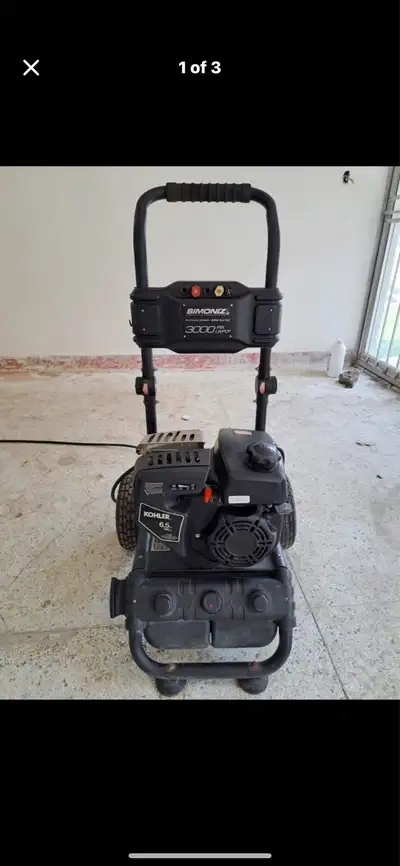 Simoniz Platinum 3000 psi gas pressure washer Gas Platinum Edition Missing hose and gun Pick up Main...