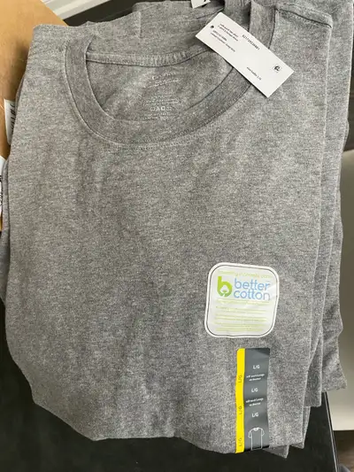 T SHIRTS BNWT GREY SZ L  12+1 FREE, View more
