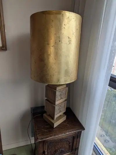 Decorative art-deco style table lamp, View more