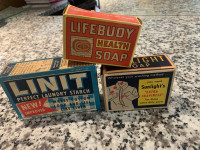 Antique Soap Boxes