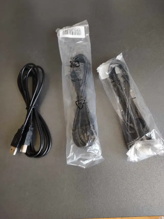 NEW: USB Type-A to Type-B  Computer Cables - THREE CABLES633475364450591217