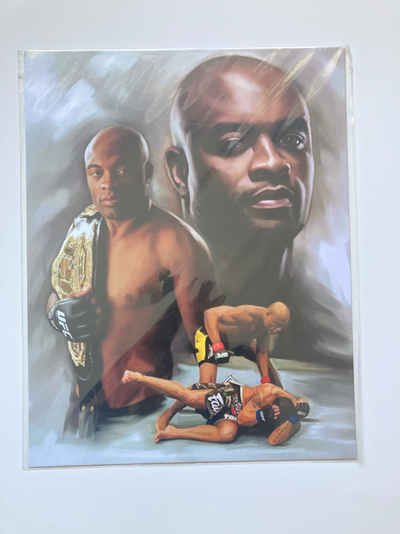 UFC Great - Anderson Silva print.  New - 11"X14", View more
