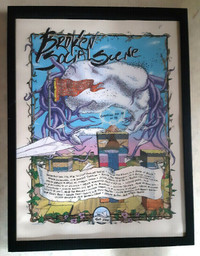 Band Broken Social Scene Tour 2008 framed poster 16 print