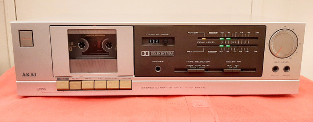 Fully Restored-All New Belts-AKAI HX-A1 1A Stereo Cassette Deck in Stereo Systems & Home Theatre in Ottawa - Image 3