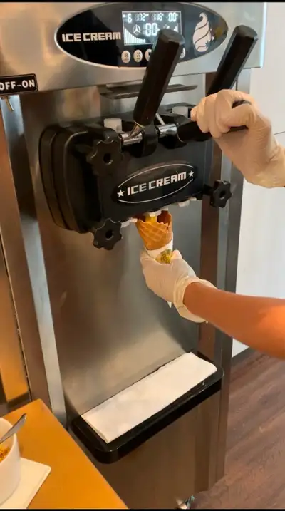 Two flavours Soft Serve Ice Cream  Machine $1950 or best offer, View more