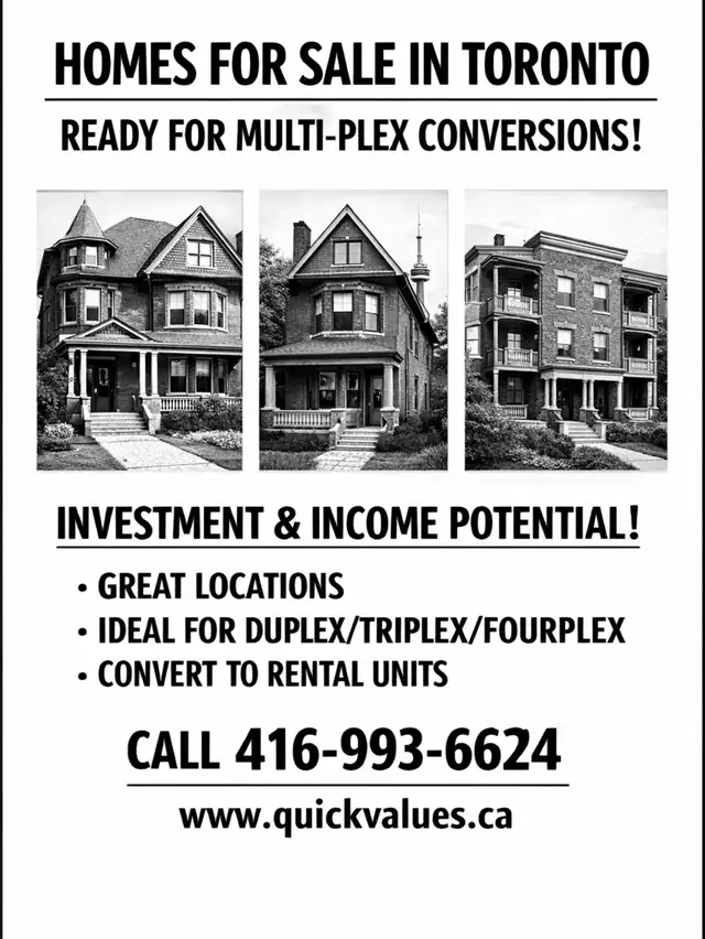 Convert Single Family Homes into Multiplexes