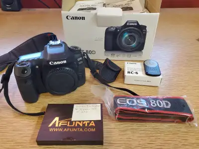 Canon EOS 80D Camera Body, View more