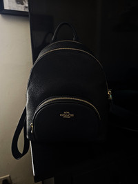 Coach Carrie Backpack 23 - Black Leather