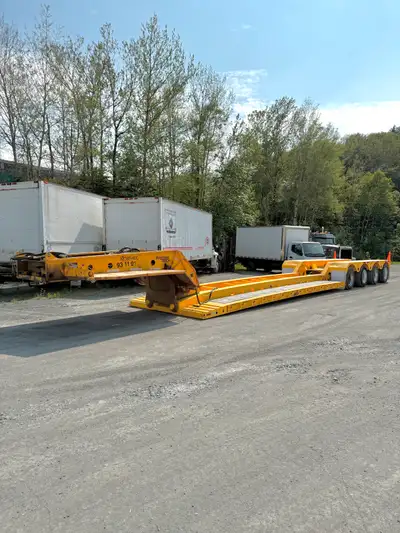 2011 Scheltema Quad Axle 75 Ton Lowboy Float Model : HRG-75-4A (GVWR : 88,900 Kgs) Air Ride Suspensi...