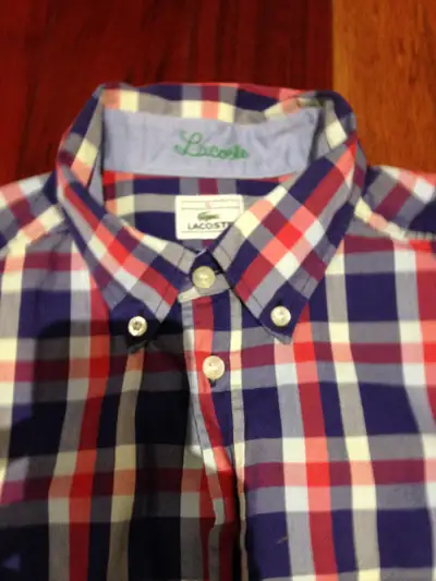 Lacoste button down shirt like NEW!!! sz small $25, View more