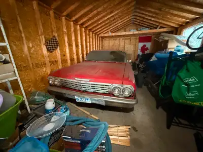 Are you looking for a project? This 62 Impala needs some tlc that I just don’t have the time for. It...