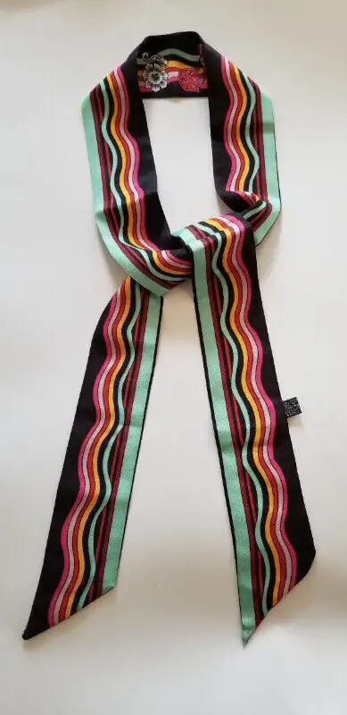 BRAND NEW!  Skinny Scarf.  Foulard Neuf.62863286197507121