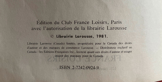 Dictionnaire des mots croisés (Classement direct et inverse) dans Manuels  à Trois-Rivières - Image 3