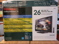 TOSHIBA LCD 26" TV w/ Remote