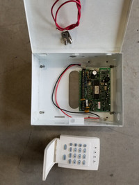 House alarm keypad, box and motherboard