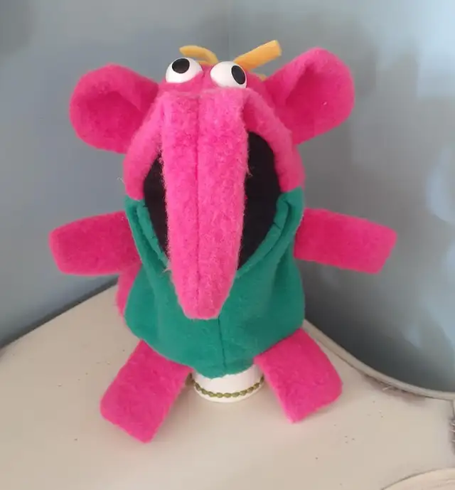 Diabolo fleece Mosquito nose artisan hand made puppet63683077831171120