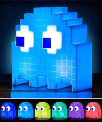 Pac man ghost light, lumière fantôme pac-man, lampe multicolore