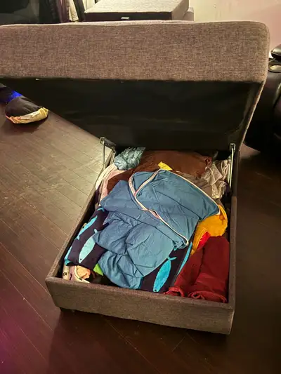 Couch with storage, View more